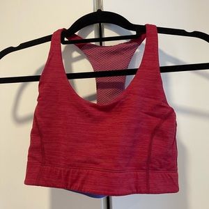 Outdoor Voices Doing Things Bra in Rhubarb